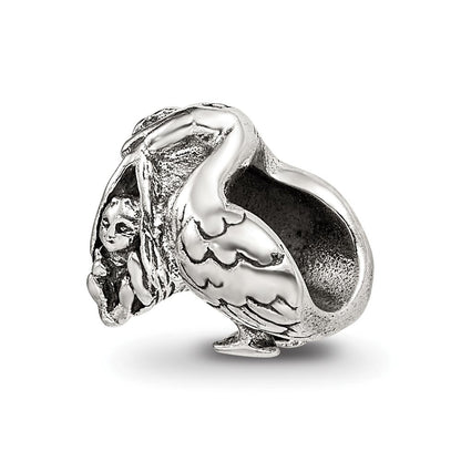 Sterlingsilber Reflections Stork Perle