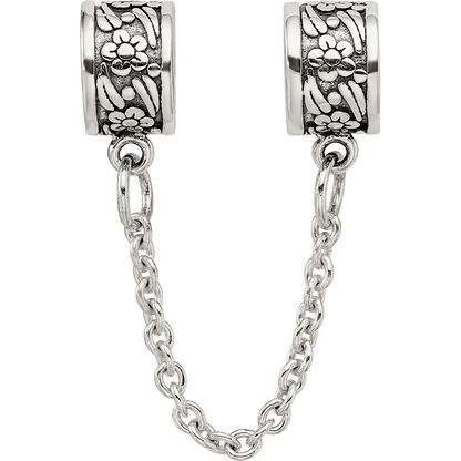 Sterlingsilber Reflections Security Kette Blumen Perle