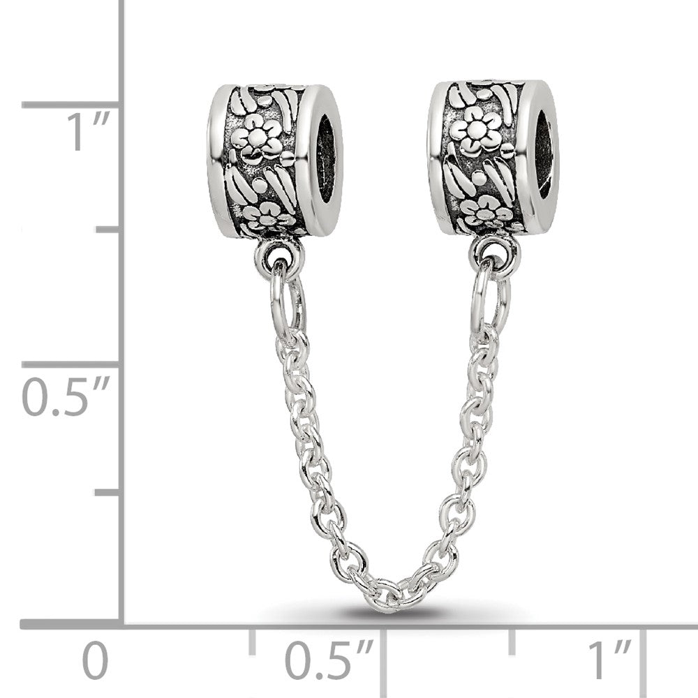 Sterlingsilber Reflections Security Kette Blumen Perle