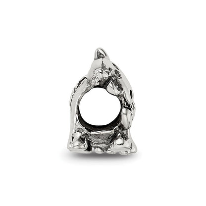 Sterlingsilber Reflections Kinder Cow mit Schleife Perle