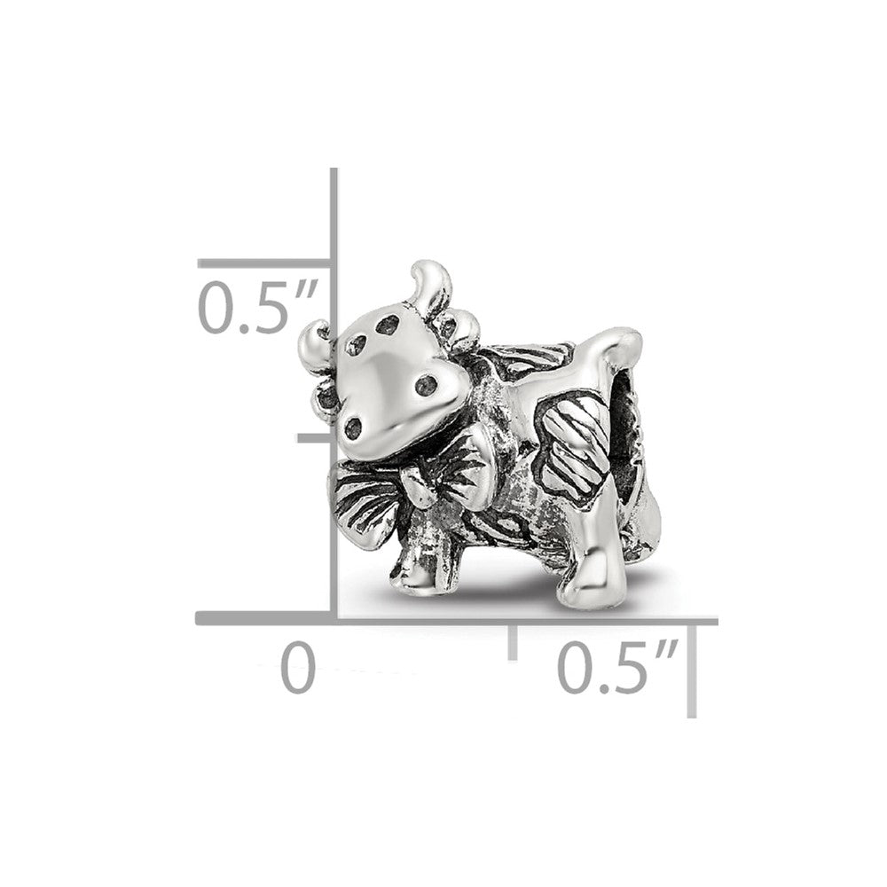 Sterlingsilber Reflections Dairy Cow Perle