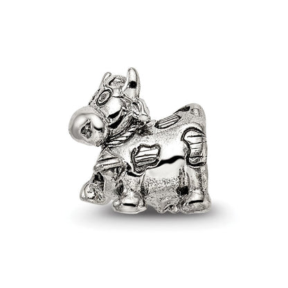 Sterlingsilber Reflections Kinder Cow mit Bell Perle