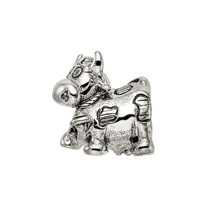 Sterlingsilber Reflections Kinder Cow mit Bell Perle