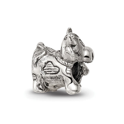 Sterlingsilber Reflections Kinder Cow mit Bell Perle
