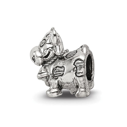 Sterlingsilber Reflections Kinder Cow mit Bell Perle