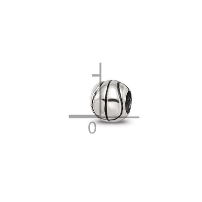 Sterlingsilber Reflections Kinder Basketball Perle