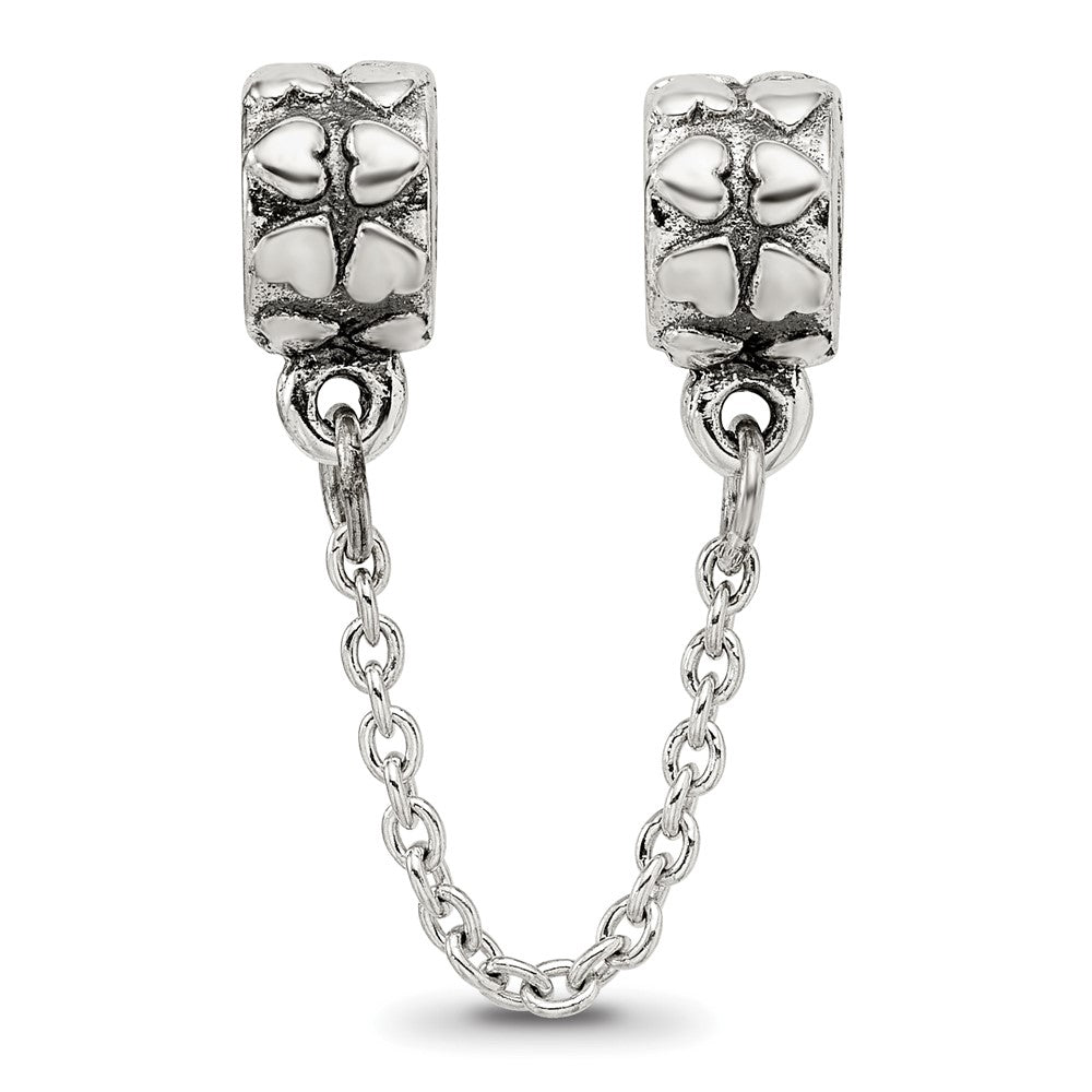 Sterlingsilber Reflections Security Kette Herz Perle