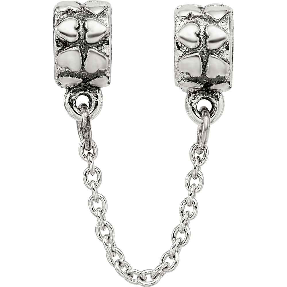 Sterlingsilber Reflections Security Kette Herz Perle
