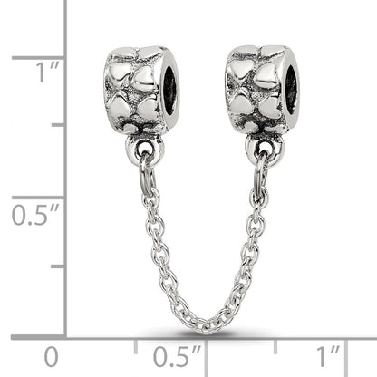 Sterlingsilber Reflections Security Kette Herz Perle