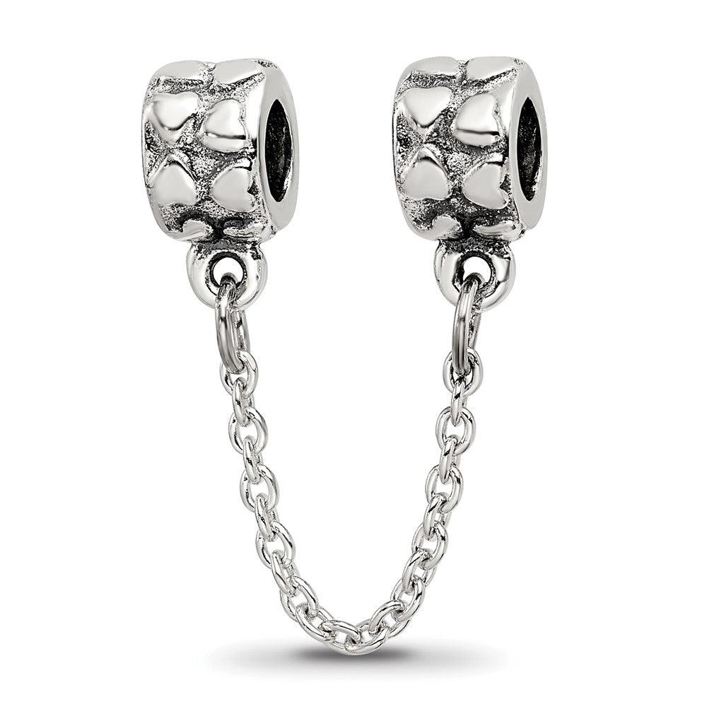 Sterlingsilber Reflections Security Kette Herz Perle
