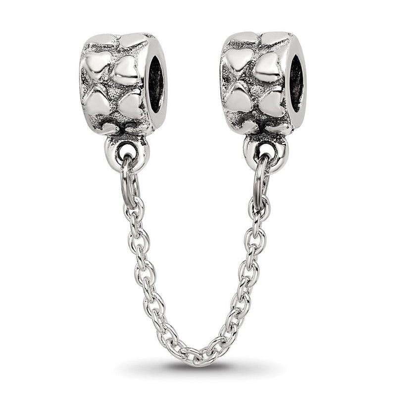 Sterlingsilber Reflections Security Kette Herz Perle