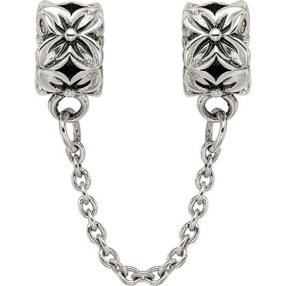 Sterlingsilber Reflections Security Kette Blumen Perle