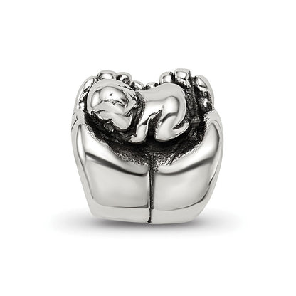 Sterlingsilber Reflections Baby in Hands Perle