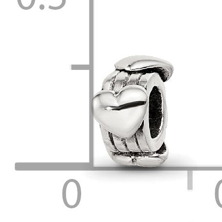 Sterlingsilber Reflections Kinder Herzen Perle