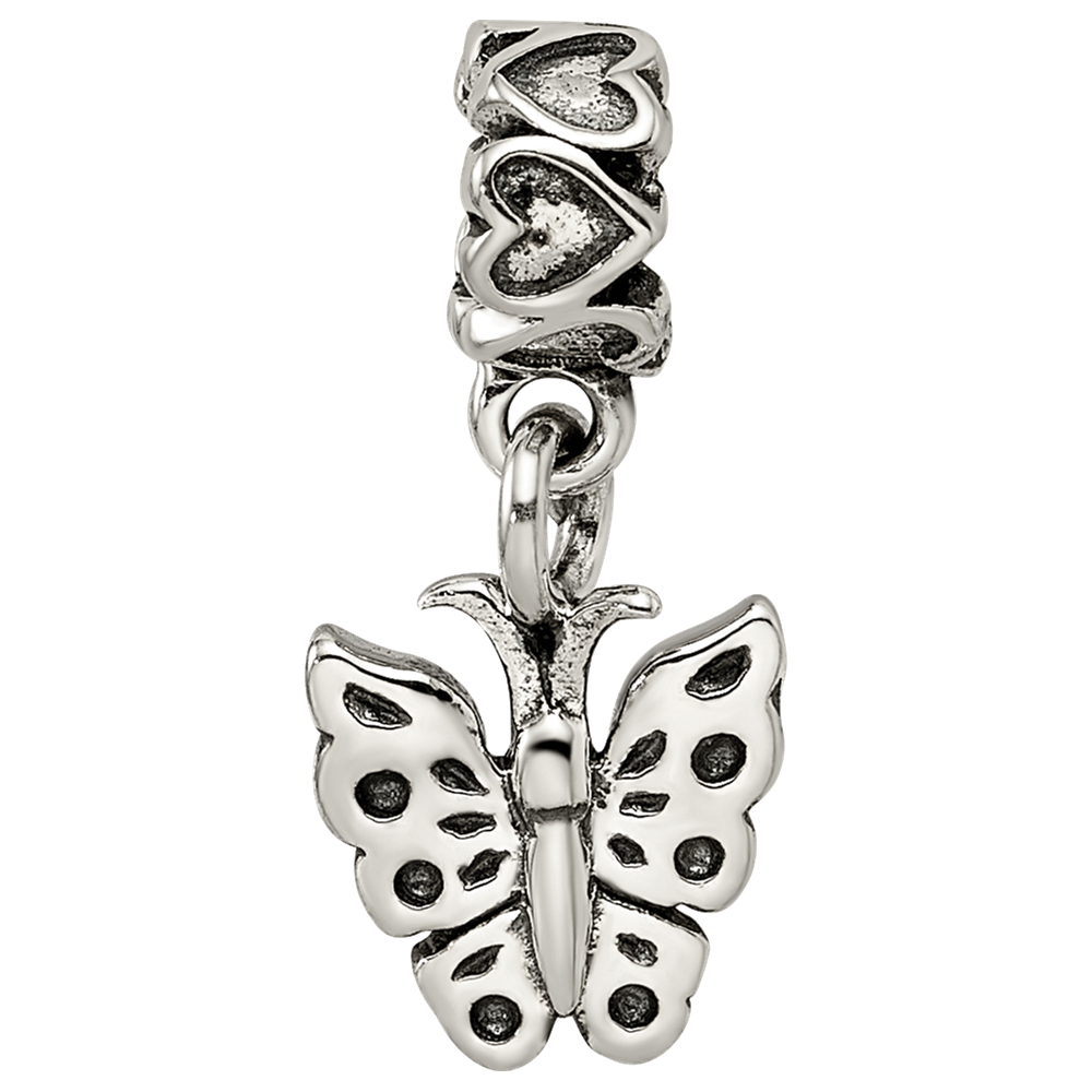 Sterlingsilber Kinder Kollektion Schmetterling Hängend Reflections Perle