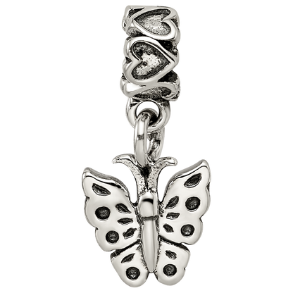 Sterlingsilber Kinder Kollektion Schmetterling Hängend Reflections Perle