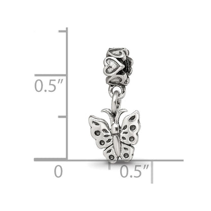 Sterlingsilber Kinder Kollektion Schmetterling Hängend Reflections Perle
