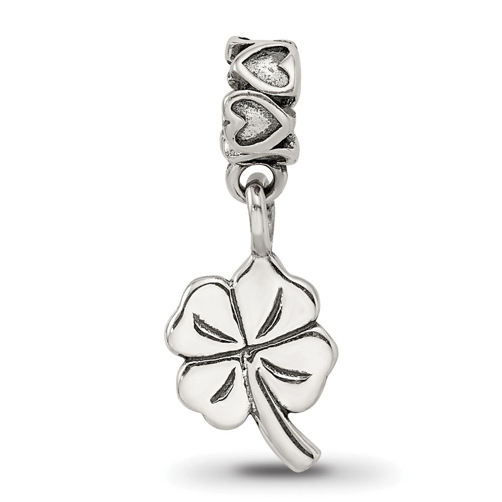 Sterlingsilber Kinder Kollektion 4-leaf Klee Hängend Reflections Perle