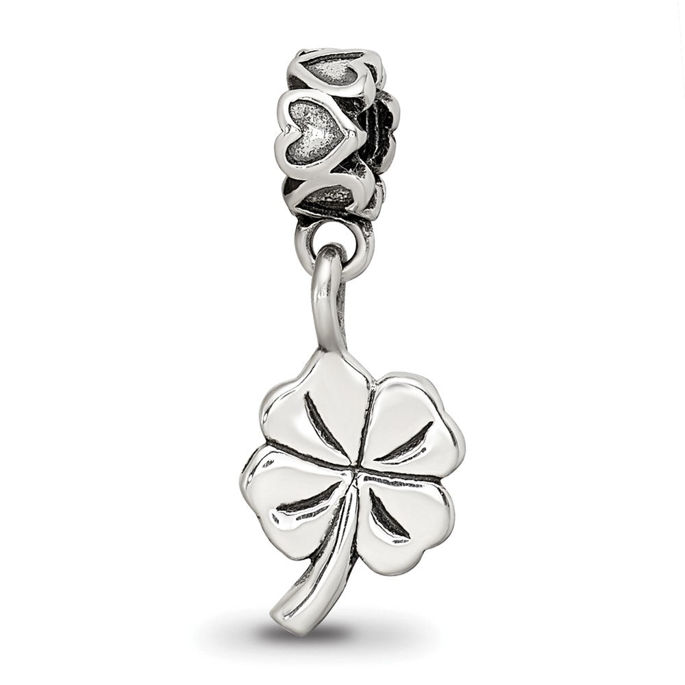 Sterlingsilber Kinder Kollektion 4-leaf Klee Hängend Reflections Perle