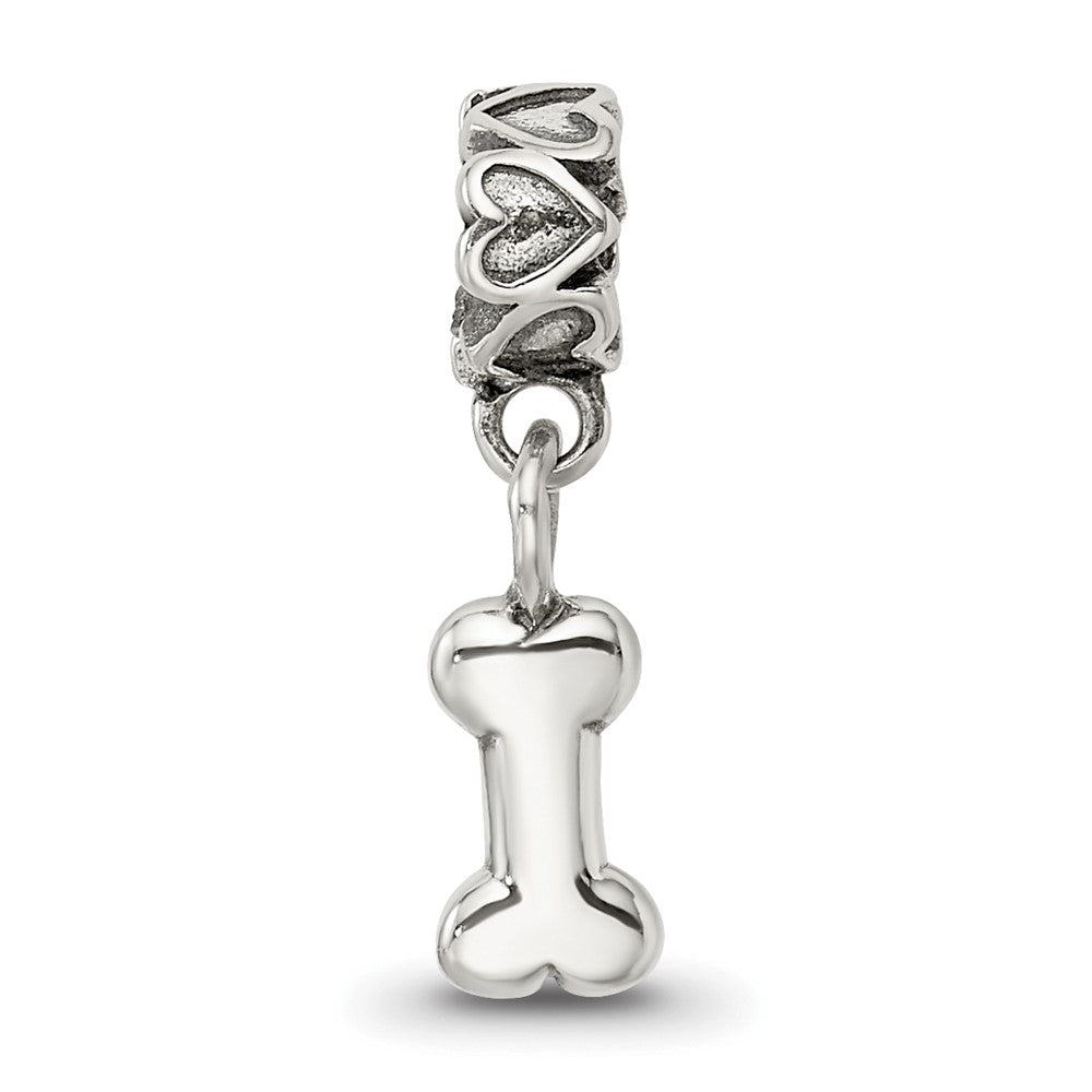 Sterlingsilber Kinder Kollektion Hund Bone Hängend Reflections Perle