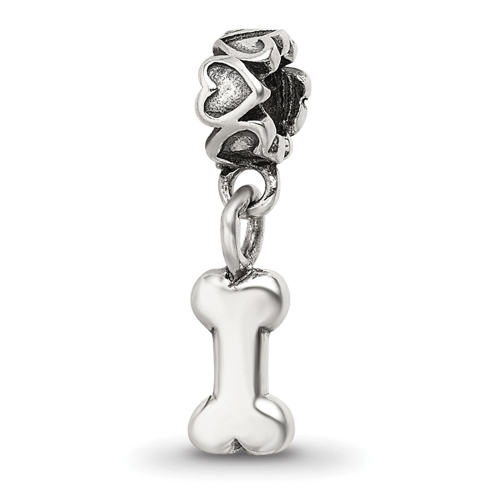 Sterlingsilber Kinder Kollektion Hund Bone Hängend Reflections Perle