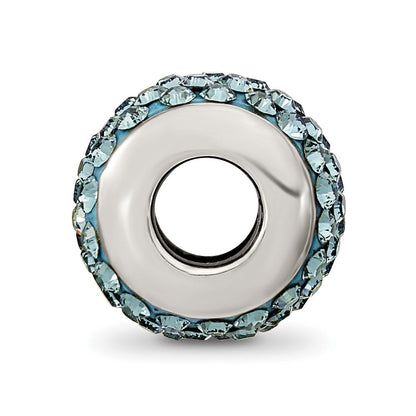 Sterlingsilber Reflections December Full Blau Preciosa Kristall Perle