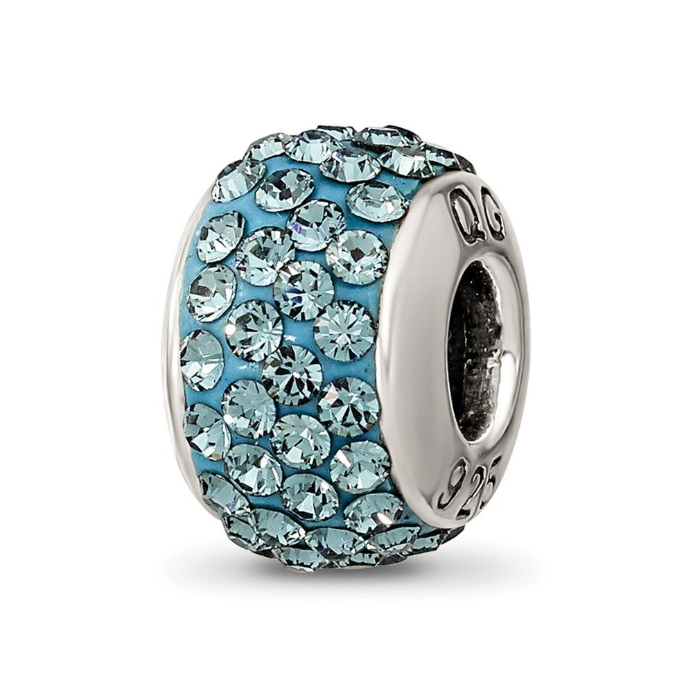 Sterlingsilber Reflections December Full Blau Preciosa Kristall Perle