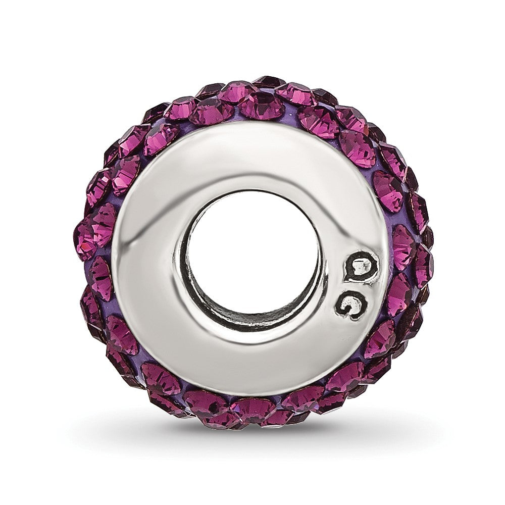 Sterlingsilber Reflections February Full Lila Preciosa Kristall Perle