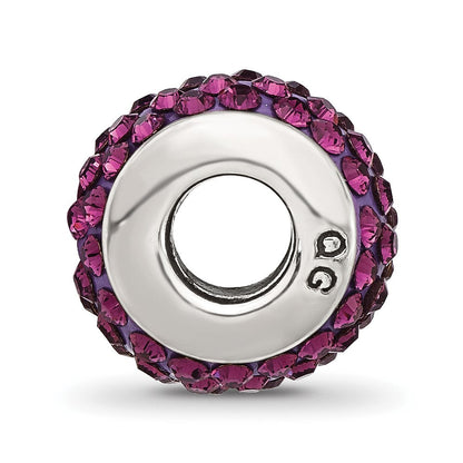 Sterlingsilber Reflections February Full Lila Preciosa Kristall Perle