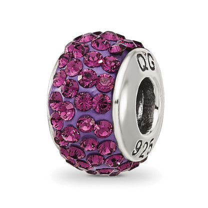 Sterlingsilber Reflections February Full Lila Preciosa Kristall Perle