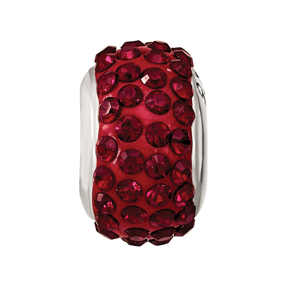 Sterlingsilber Reflections January Full Rot Preciosa Kristall Perle