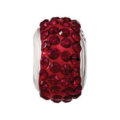 Sterlingsilber Reflections January Full Rot Preciosa Kristall Perle