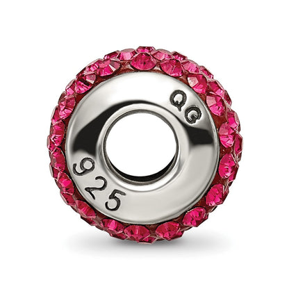 Sterlingsilber Reflections July Full Rot Preciosa Kristall Perle