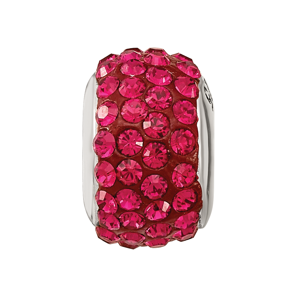 Sterlingsilber Reflections July Full Rot Preciosa Kristall Perle