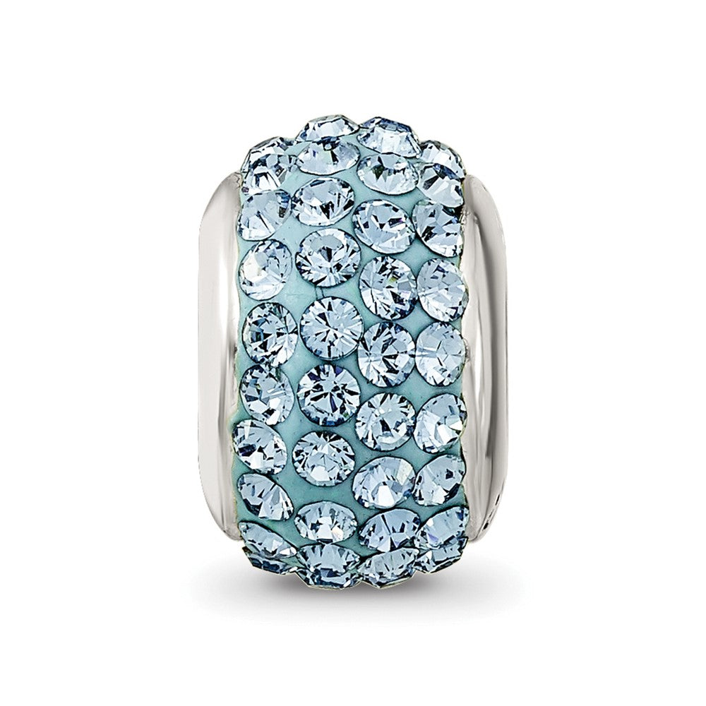 Sterlingsilber Reflections March Full Licht Blau Preciosa Kristall Perle