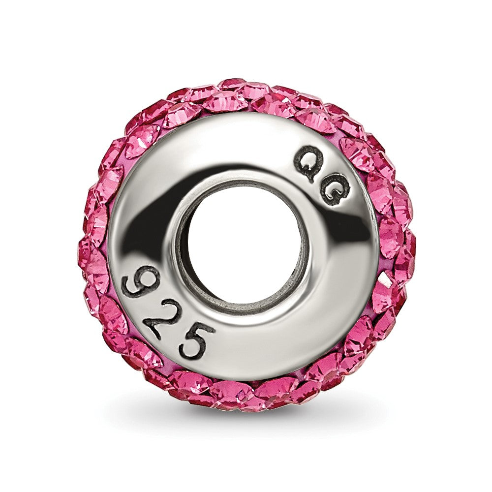 Sterlingsilber Reflections October Full Rosa Preciosa Kristall Perle