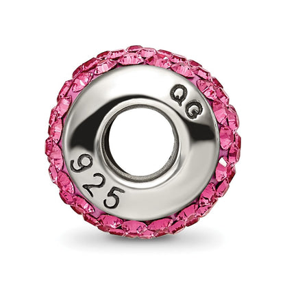 Sterlingsilber Reflections October Full Rosa Preciosa Kristall Perle