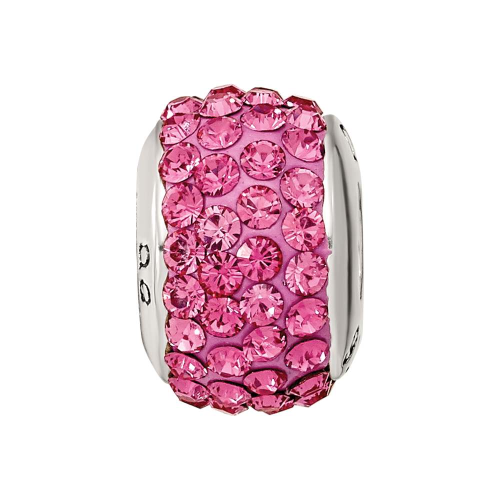 Sterlingsilber Reflections October Full Rosa Preciosa Kristall Perle