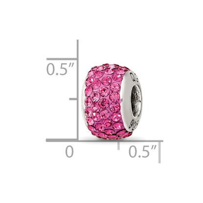 Sterlingsilber Reflections October Full Rosa Preciosa Kristall Perle