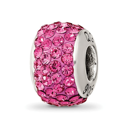 Sterlingsilber Reflections October Full Rosa Preciosa Kristall Perle