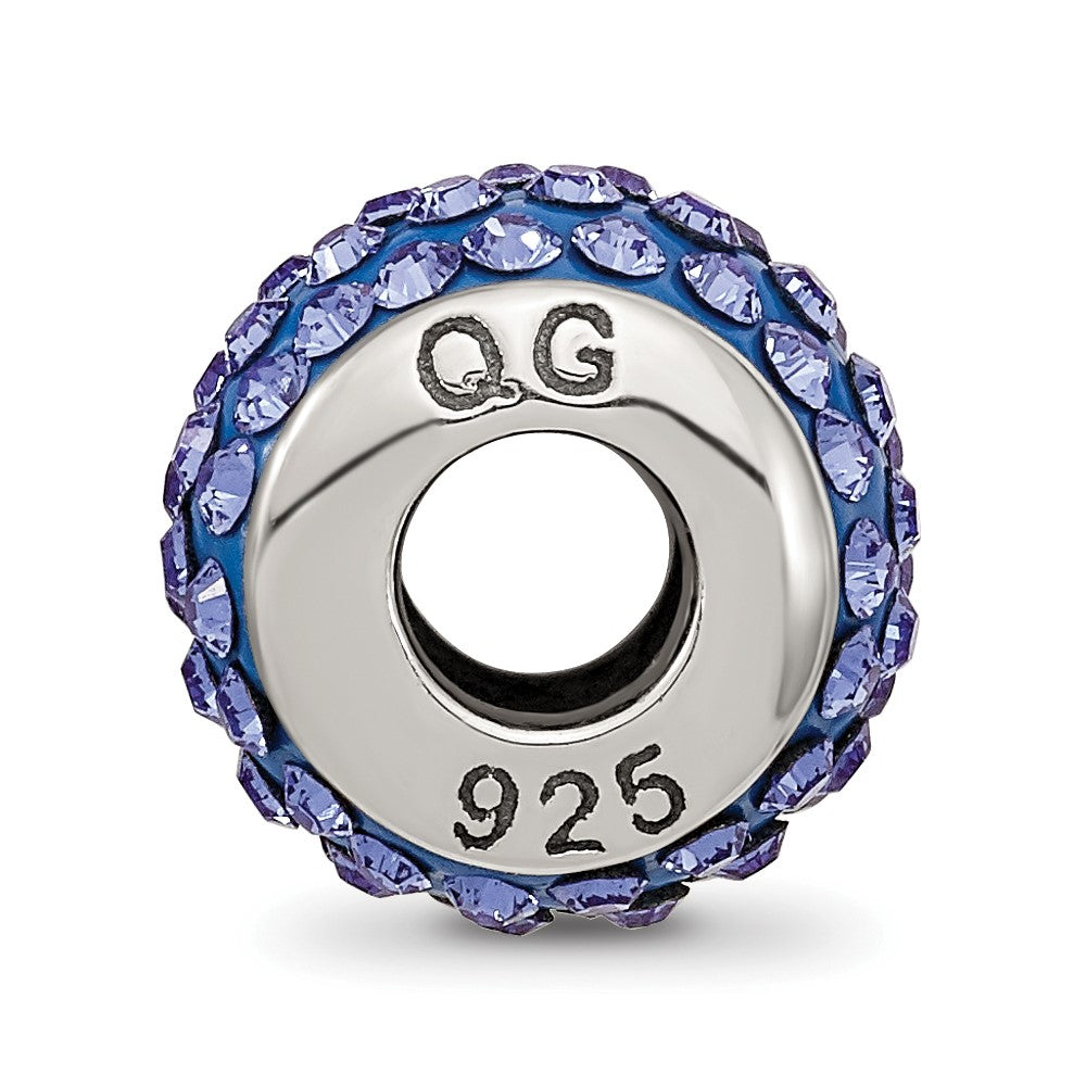 Sterlingsilber Reflections September Full Blau Preciosa Kristall Perle