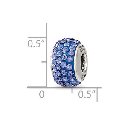 Sterlingsilber Reflections September Full Blau Preciosa Kristall Perle