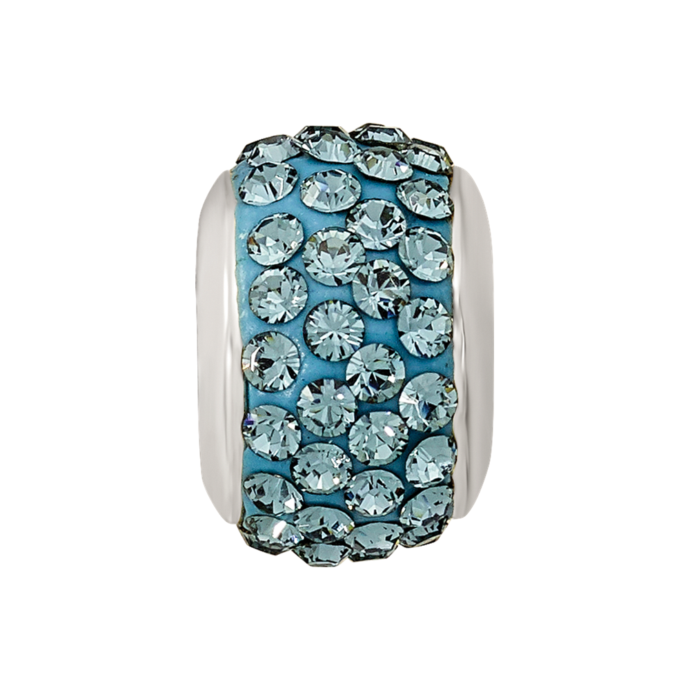 Sterlingsilber Reflections December Full Blau Preciosa Kristall Perle