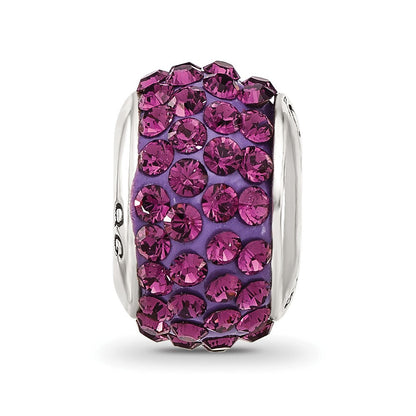 Sterlingsilber Reflections February Full Lila Preciosa Kristall Perle