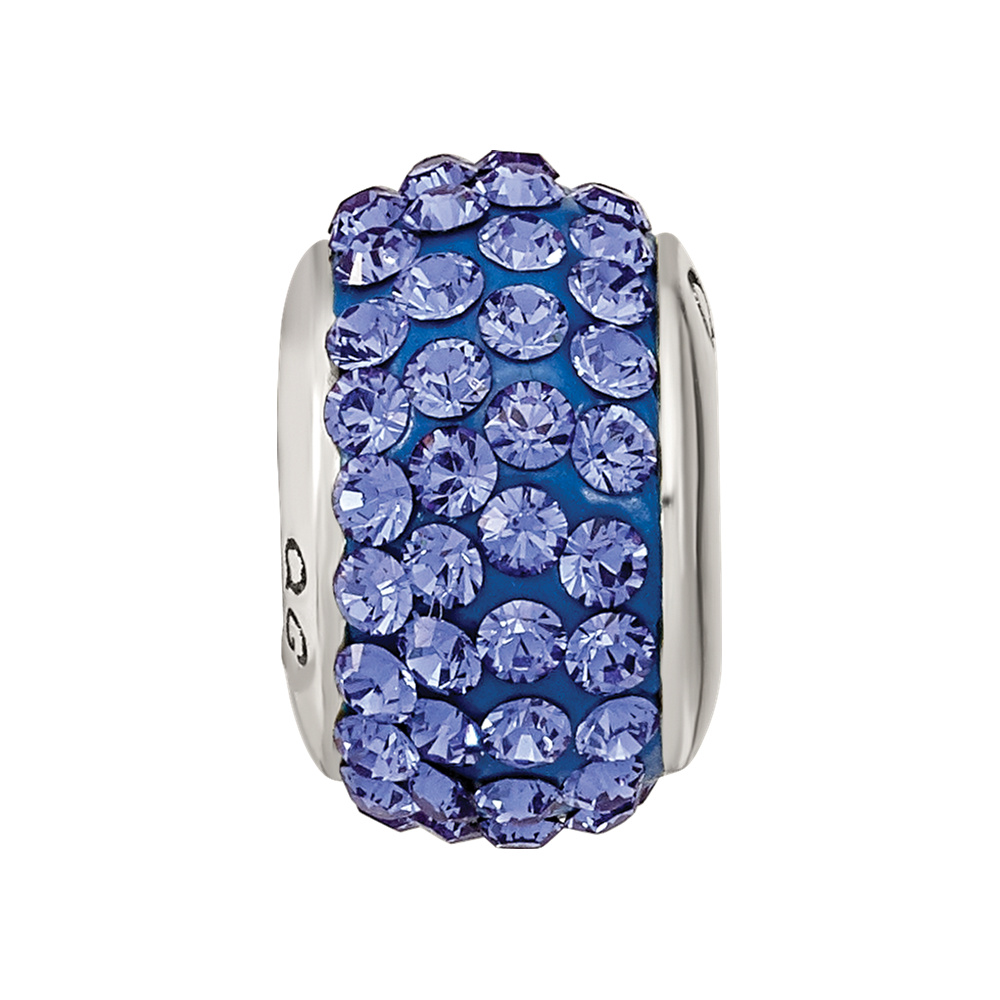 Sterlingsilber Reflections September Full Blau Preciosa Kristall Perle