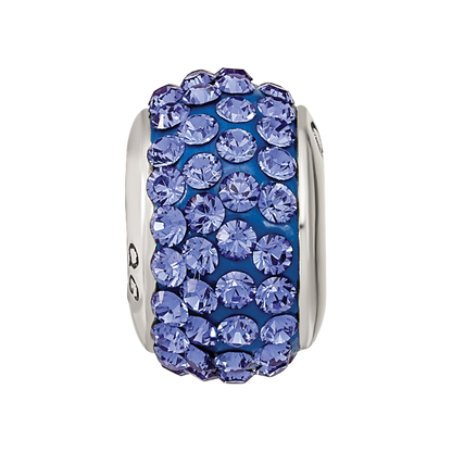 Sterlingsilber Reflections September Full Blau Preciosa Kristall Perle
