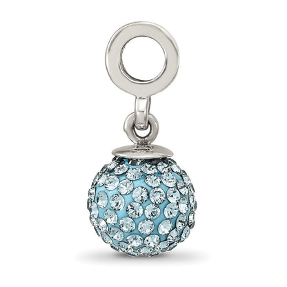 Sterlingsilber Reflections Dec Preciosa Kristall Kugel Hängend Perle