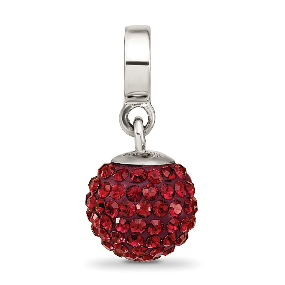 Sterlingsilber Reflections June Rot Preciosa Kristall Kugel Hängend Perle