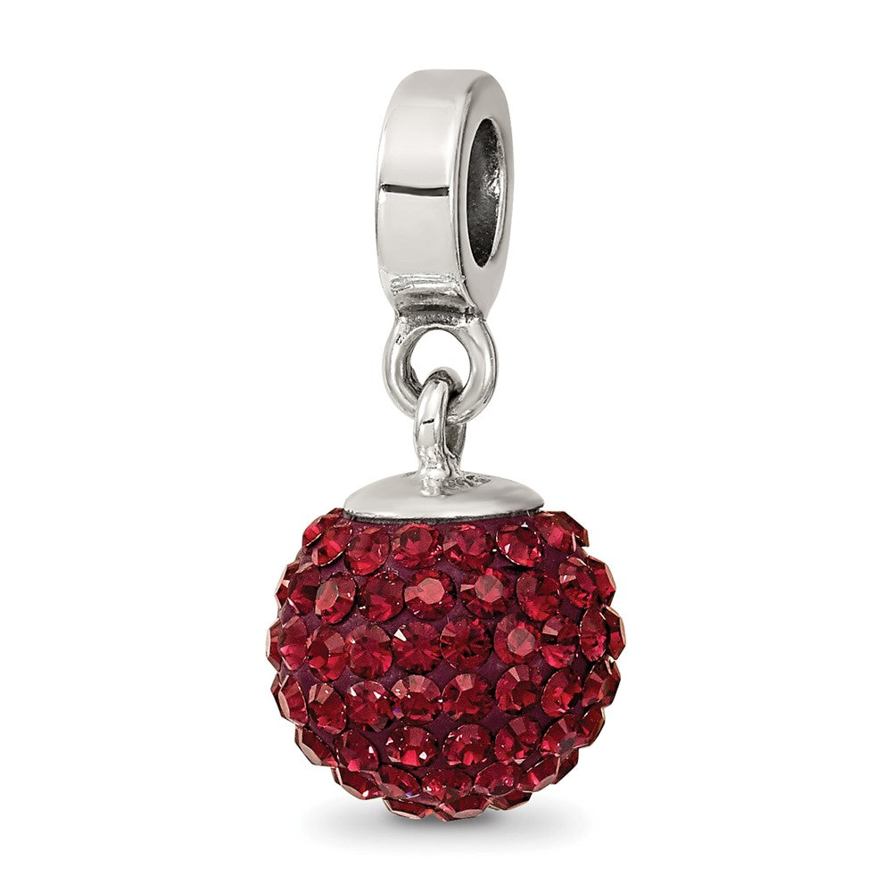 Sterlingsilber Reflections June Rot Preciosa Kristall Kugel Hängend Perle