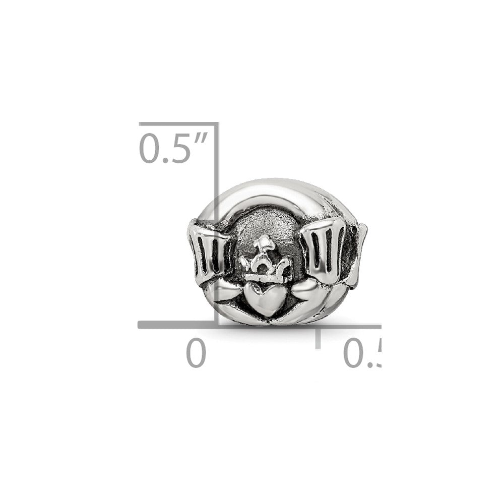Sterlingsilber Reflections Claddagh Perle